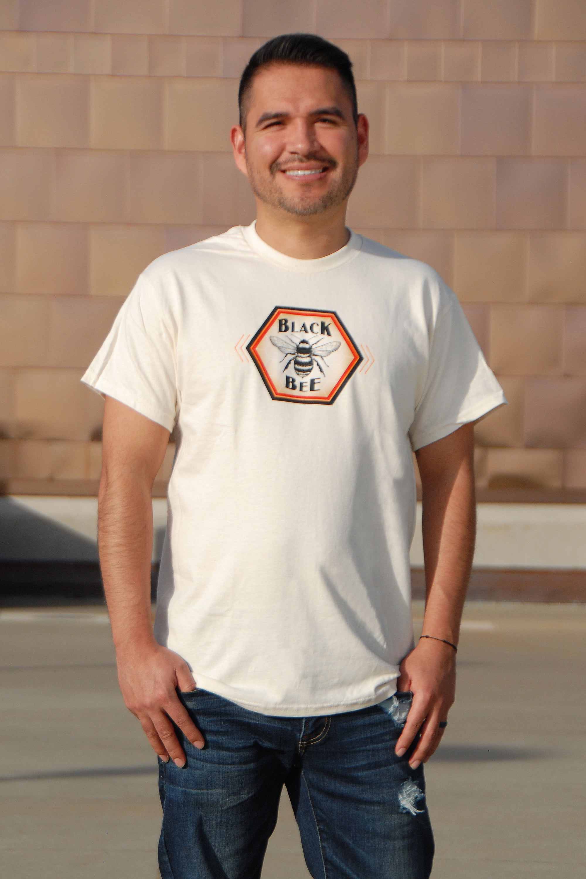 Mens Crew Tee w/Color Logo