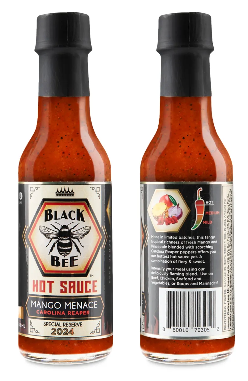 Mango Menace with Carolina Reaper