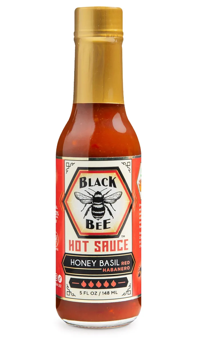 Honey Basil Red Habanero Hot Sauce (Hot)